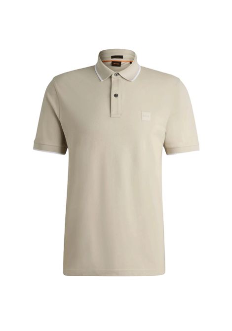 Polo Hugo Boss Passertip Beige Uomo HUGO BOSS | Polo | 50507699-271